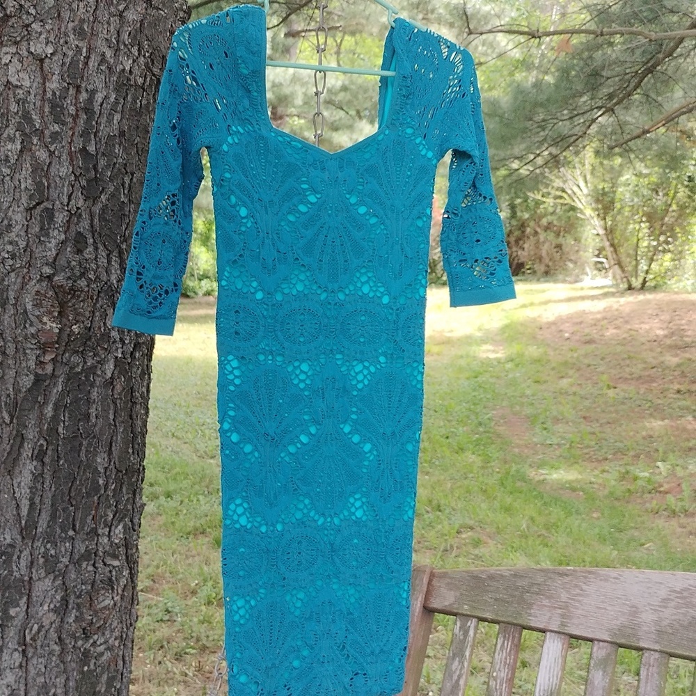 FREE PEOPLE SZ.MEDIUM BLUE/ TEAL